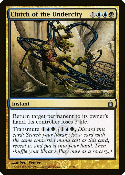 Clutch of the Undercity - Ravnica: City of Guilds Uncommon Card