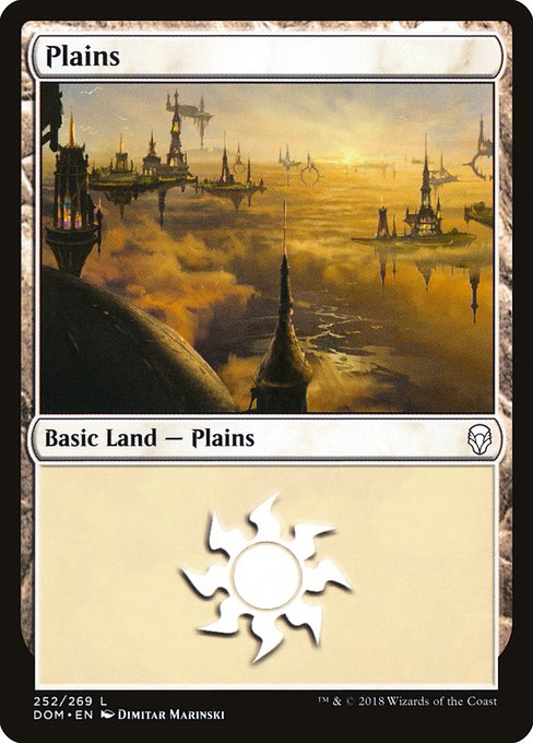 Plains - Dominaria Common Card