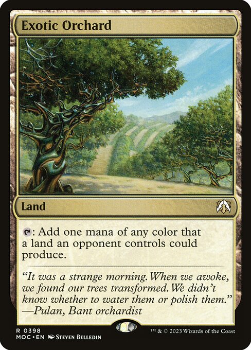 Exotic Orchard - March of the Machine Commander Rare Card