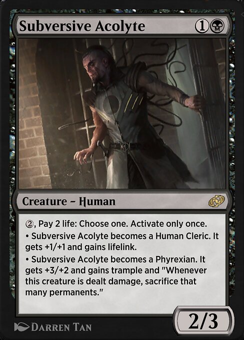 Subversive Acolyte - Jumpstart: Historic Horizons Rare Card