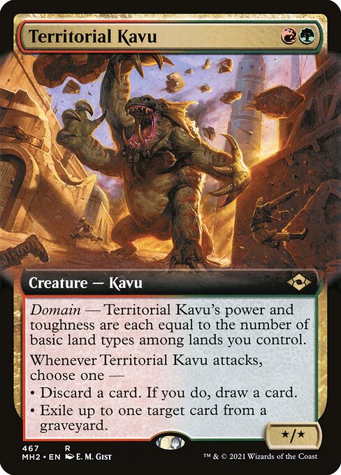 Territorial Kavu - Modern Horizons 2 Rare Card