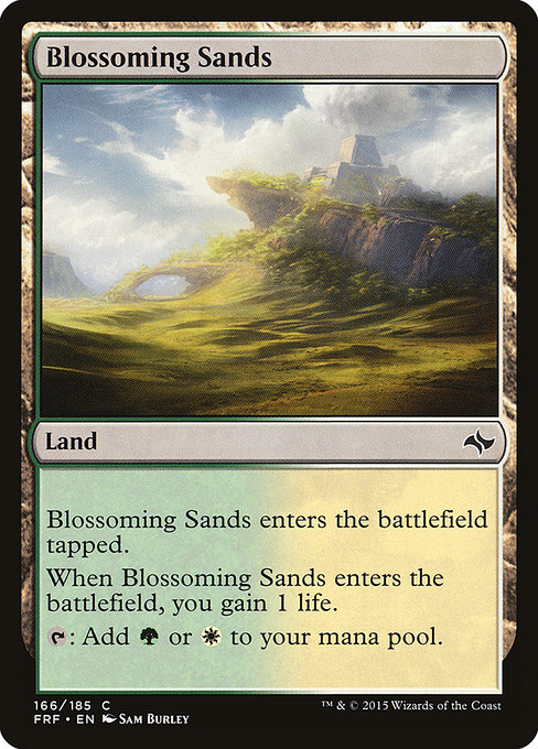 Blossoming Sands - Fate Reforged Common Card