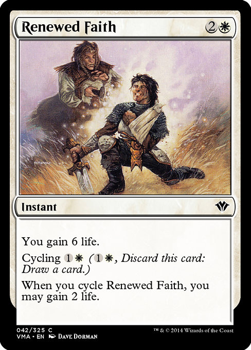 Renewed Faith - Vintage Masters Common Card