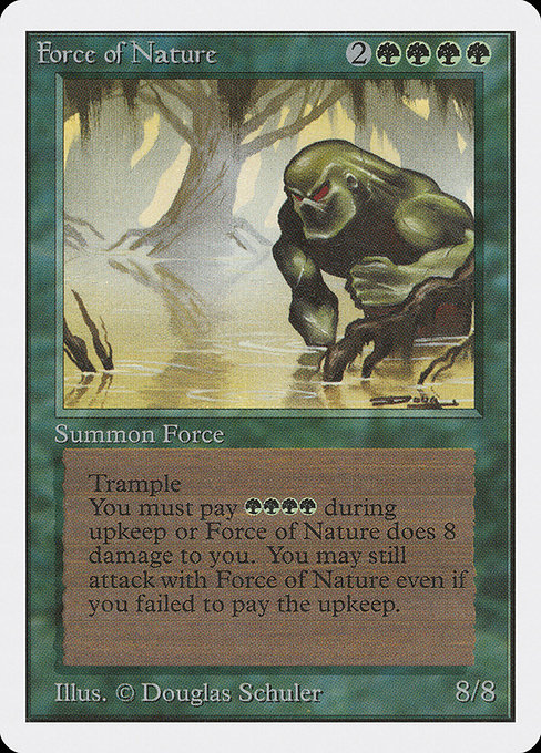 Force of Nature - Unlimited Edition Rare Card