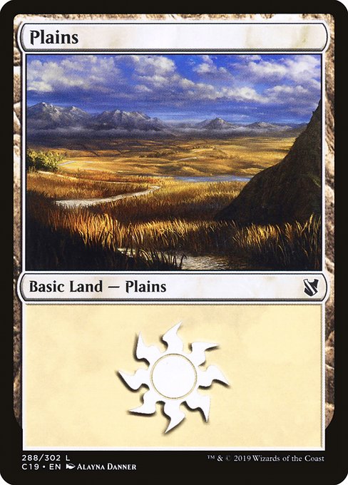 Plains - Commander 2019 Common Card