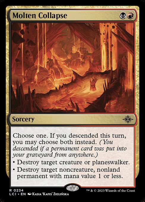Molten Collapse - The Lost Caverns of Ixalan Rare Card
