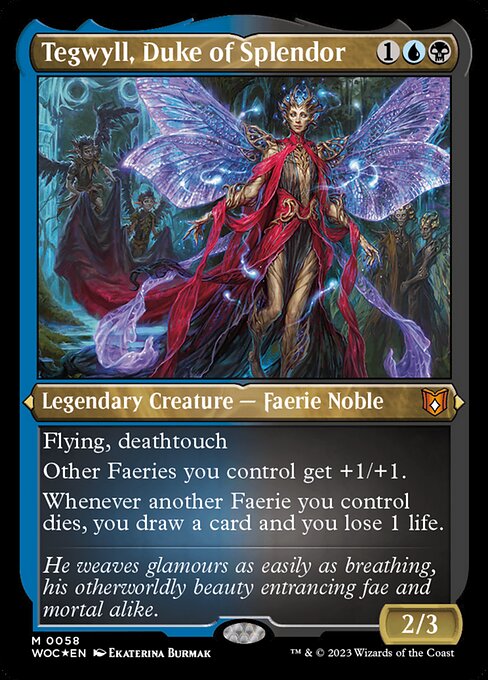 Tegwyll, Duke of Splendor - Wilds of Eldraine Commander Mythic Card