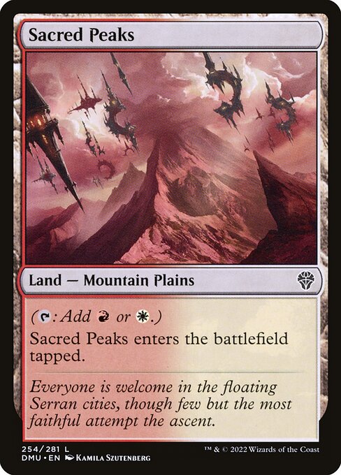 Sacred Peaks - Dominaria United Common Card