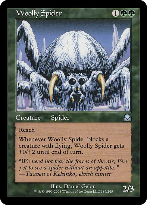 Woolly Spider - Masters Edition II Uncommon Card