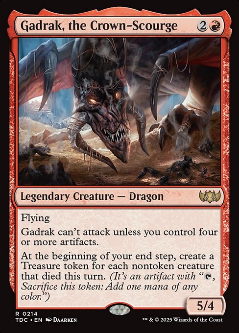 Gadrak, the Crown-Scourge - Tarkir: Dragonstorm Commander Rare Card