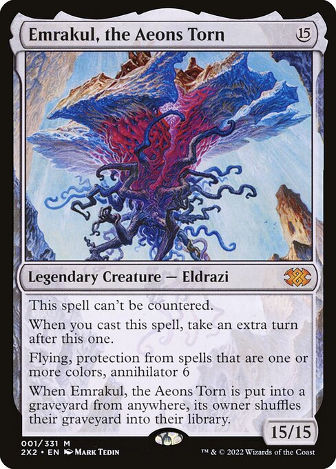 Emrakul, the Aeons Torn - Double Masters 2022 Mythic Card