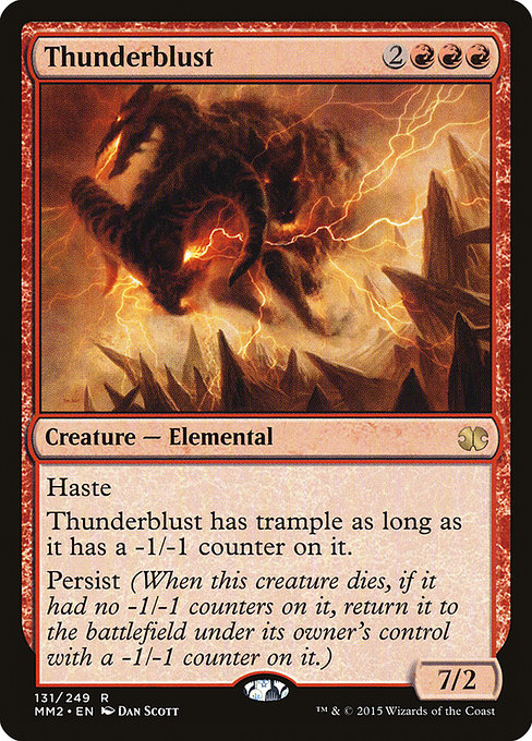 Thunderblust - Modern Masters 2015 Rare Card
