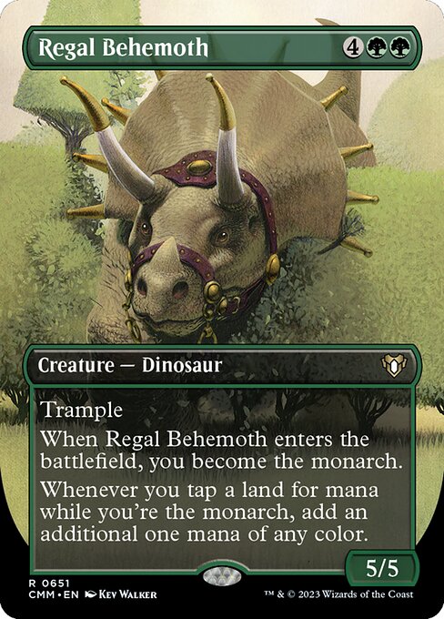 Regal Behemoth - Commander Masters Rare Card