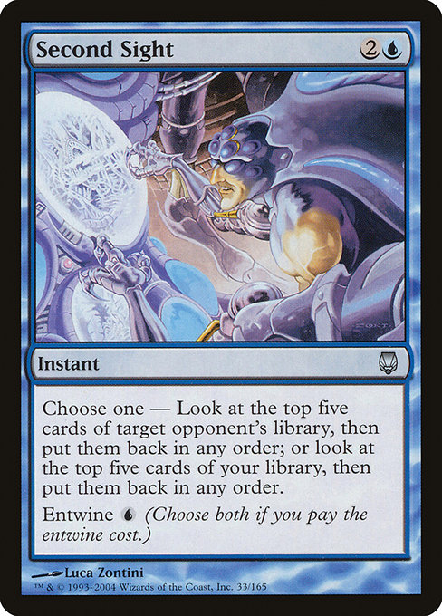 Second Sight - Darksteel Uncommon Card