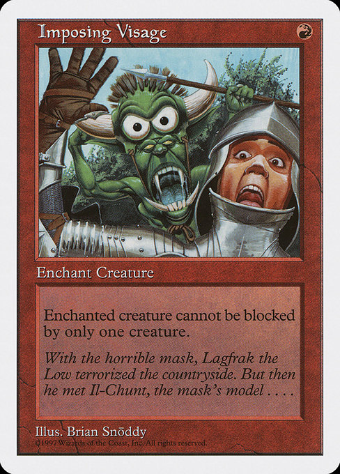 Imposing Visage - Fifth Edition Common Card
