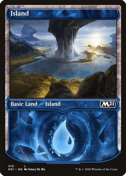 Island - Core Set 2021 Common Card