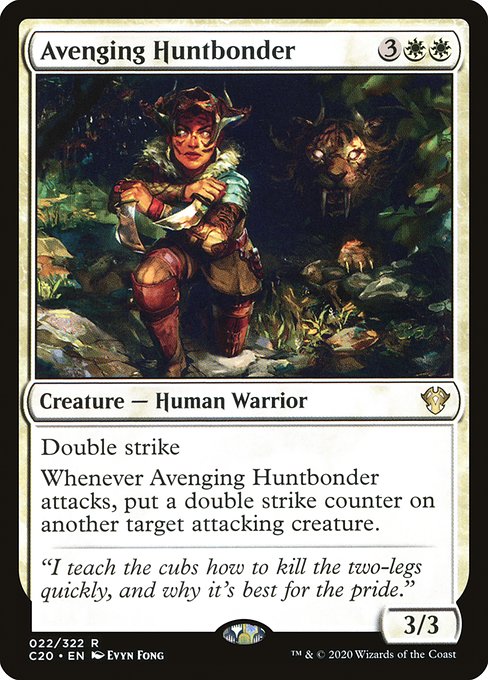 Avenging Huntbonder - Commander 2020 Rare Card