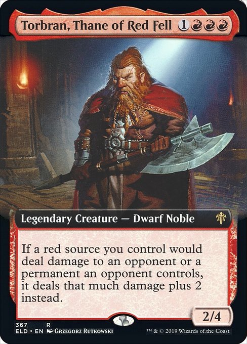 Torbran, Thane of Red Fell - Throne of Eldraine Rare Card