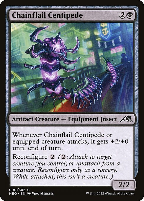 Chainflail Centipede - Kamigawa: Neon Dynasty Common Card