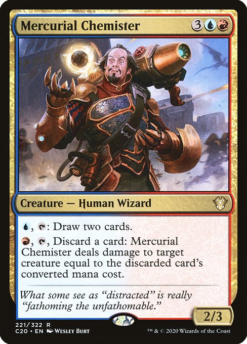 Mercurial Chemister - Commander 2020 Rare Card
