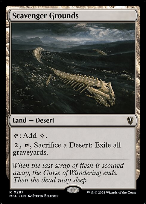 Scavenger Grounds - Murders at Karlov Manor Commander Rare Card