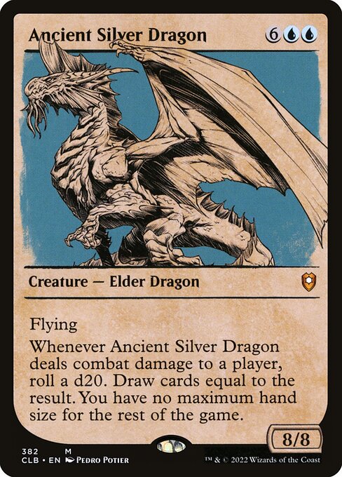 Ancient Silver Dragon - Commander Legends: Battle for Baldur's Gate Mythic Card