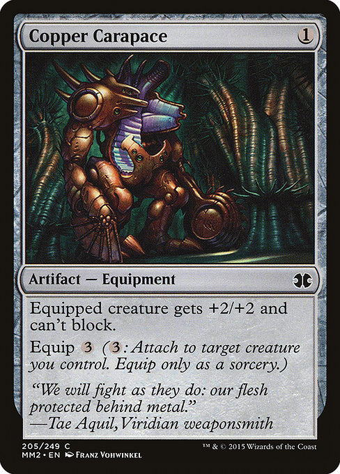 Copper Carapace - Modern Masters 2015 Common Card