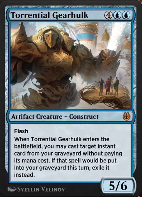 Torrential Gearhulk - Kaladesh Remastered Mythic Card
