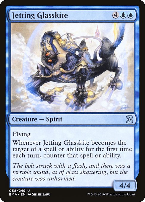 Jetting Glasskite - Eternal Masters Uncommon Card