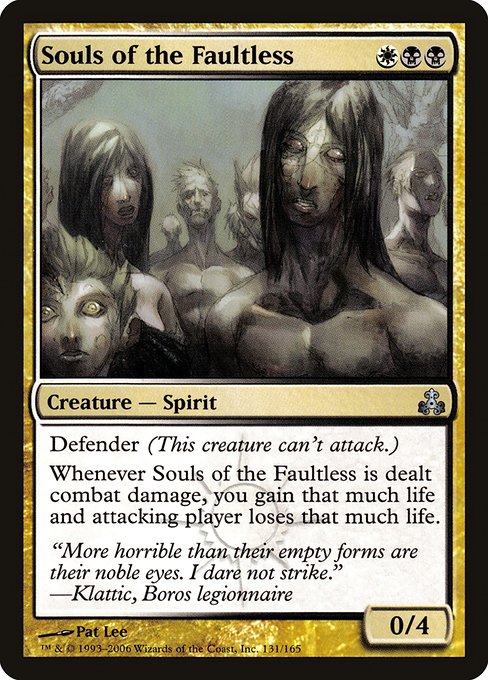 Souls of the Faultless - Guildpact Uncommon Card