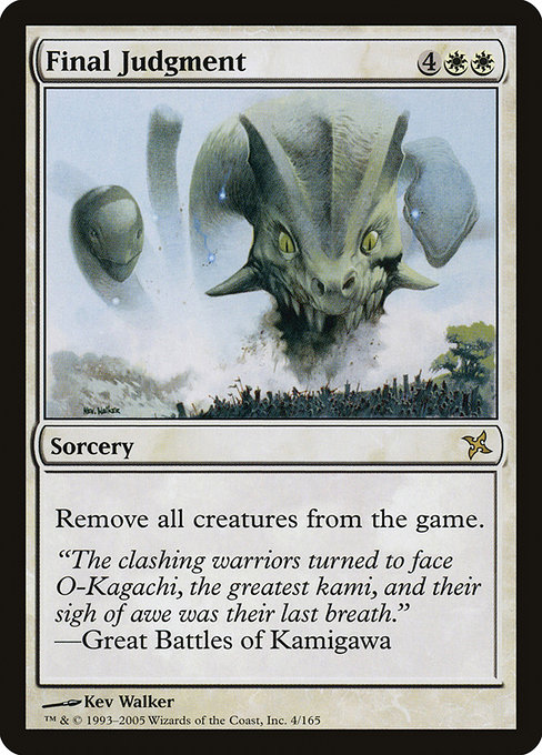 Final Judgment - Betrayers of Kamigawa Rare Card