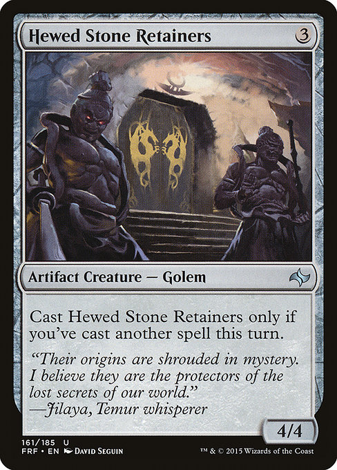 Hewed Stone Retainers - Fate Reforged Uncommon Card