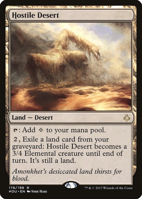 Hostile Desert - Hour of Devastation Rare Card