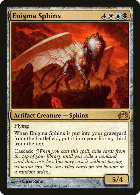 Enigma Sphinx - Planechase 2012 Rare Card