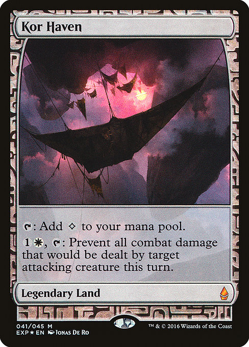 Kor Haven - Zendikar Expeditions Mythic Card