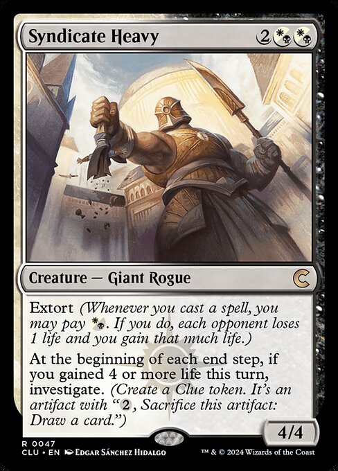 Syndicate Heavy - Ravnica: Clue Edition Rare Card