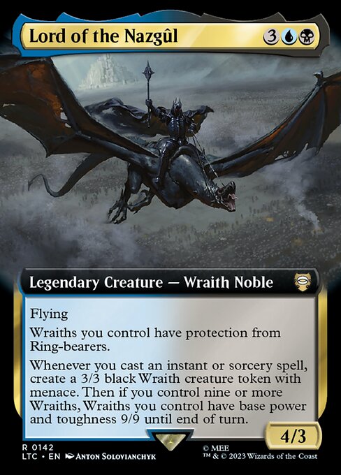 Lord of the Nazgûl - Tales of Middle-earth Commander Rare Card