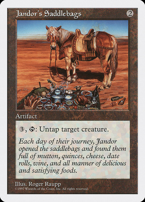 Jandor's Saddlebags - Fifth Edition Rare Card