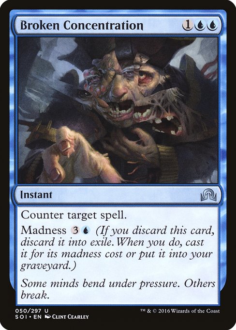 Broken Concentration - Shadows over Innistrad Uncommon Card