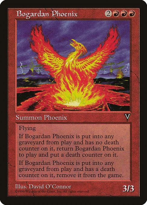 Bogardan Phoenix - Visions Rare Card