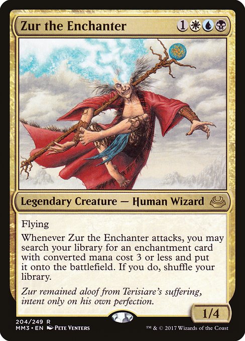 Zur the Enchanter - Modern Masters 2017 Rare Card