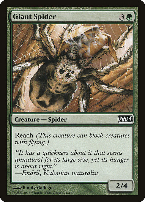 Giant Spider - Magic 2014 Common Card