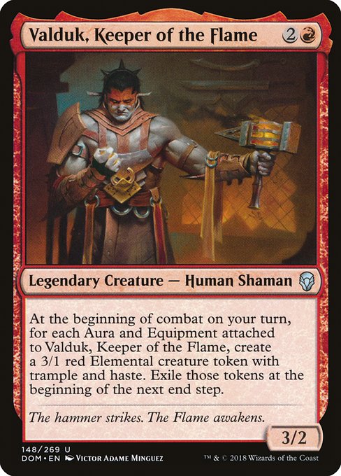 Valduk, Keeper of the Flame - Dominaria Uncommon Card