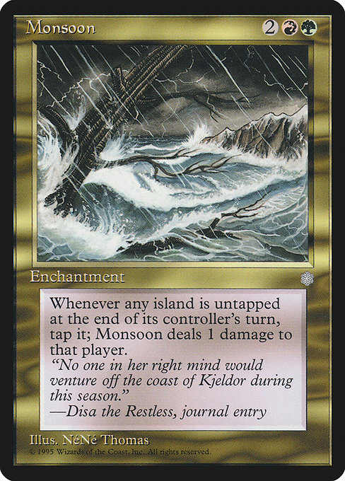 Monsoon - Ice Age Rare Card