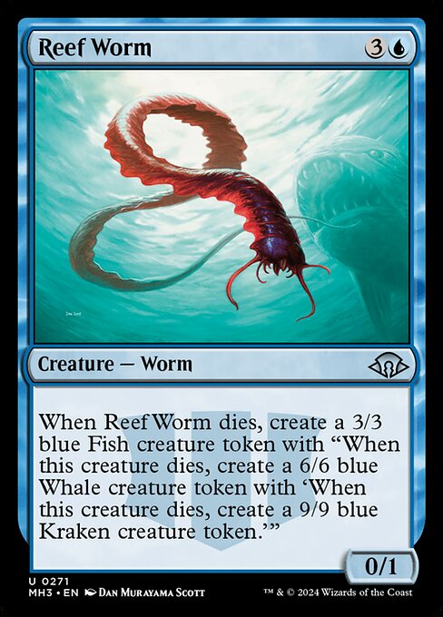 Reef Worm - Modern Horizons 3 Uncommon Card