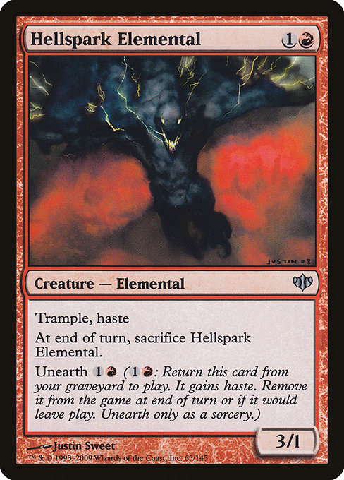 Hellspark Elemental - Conflux Uncommon Card