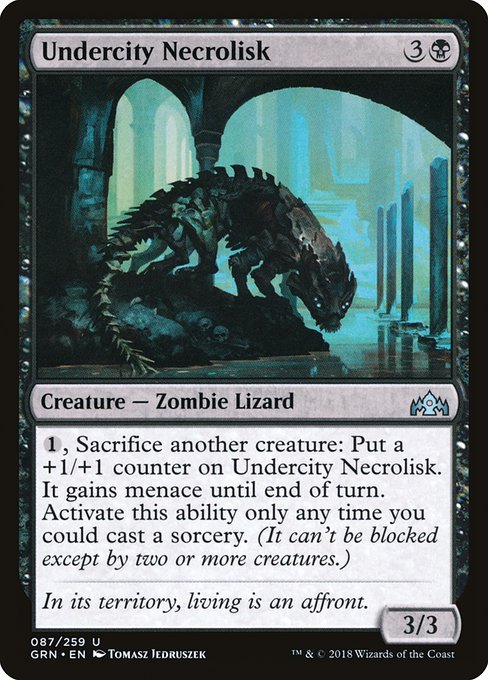 Undercity Necrolisk - Guilds of Ravnica Uncommon Card