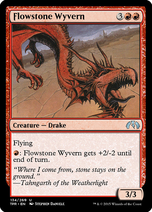 Flowstone Wyvern - Tempest Remastered Uncommon Card