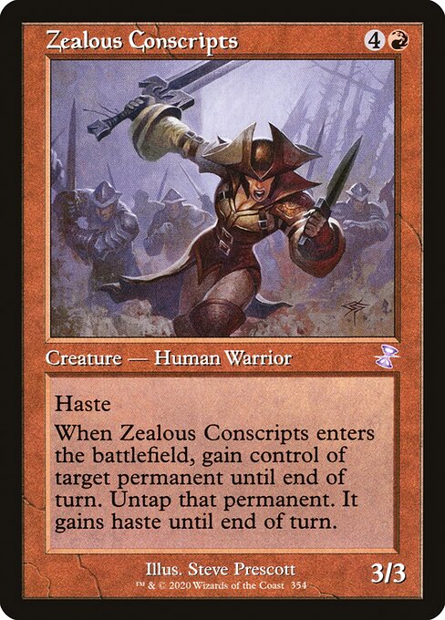 Zealous Conscripts - Time Spiral Remastered Special Card