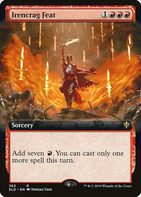 Irencrag Feat - Throne of Eldraine Rare Card